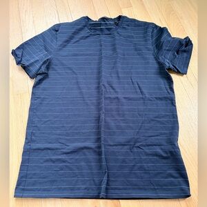 Theory Men’s 100% Pima Cotton Navy Striped T Shirt Size XL EUC